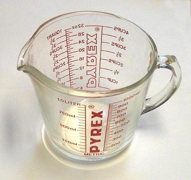 a measuring jug