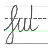 Which joins are used in this letter string?