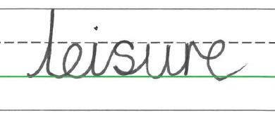 Which cursive letter joins are being used in this letter string?