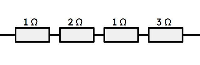 What is the total resistance of these resistors when they are joined together?