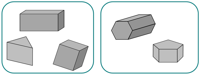 How have these shapes been sorted?