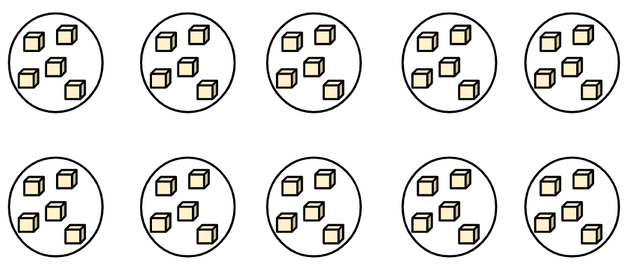 How many ones Base 10 blocks are there altogether?