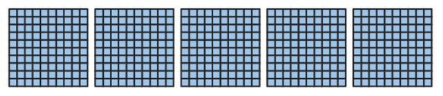 Complete: The total value of the Base 10 blocks is <span class="blank">______</span>