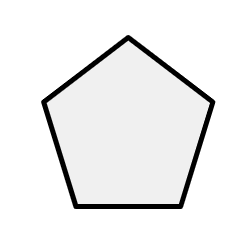 regular pentagon