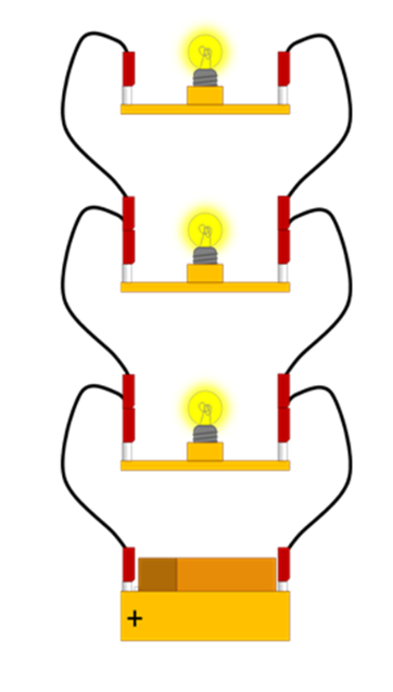 All of the lamps in the circuit shown are identical. Which of the following statements is correct?