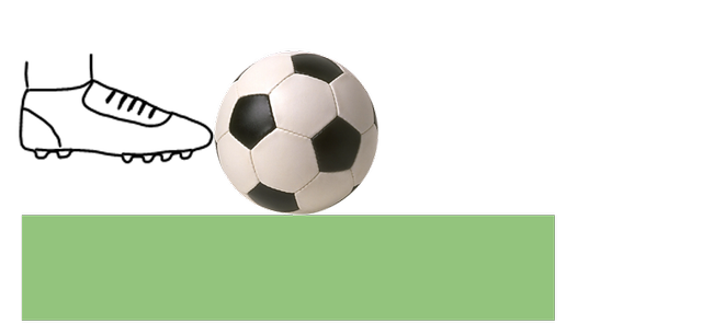 A footballer kicks a football. Which of the following diagrams correctly shows the force of the boot on the football?