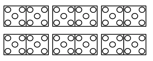Look at the image. How many groups of 5 are there?