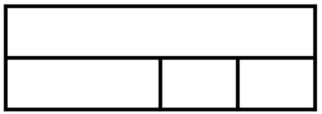 Look at the structure of this bar model. Which story could it represent?