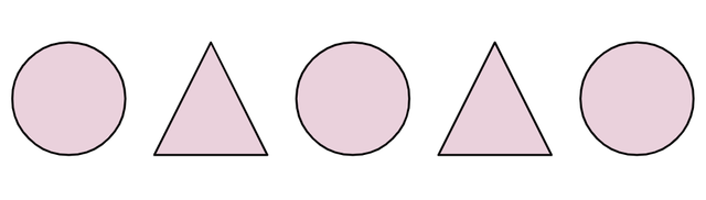 Which of these could be the unit of repeat for this pattern?