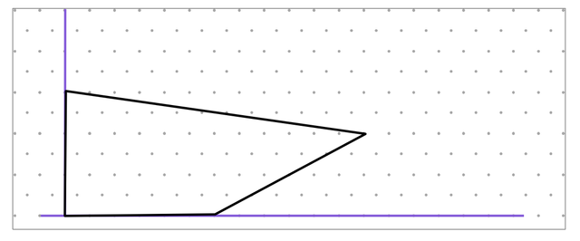 Sofia draws a polygon on isometric paper. What is the name of this polygon?
