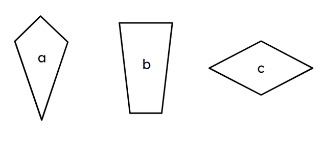 Match the quadrilateral to the correct name.