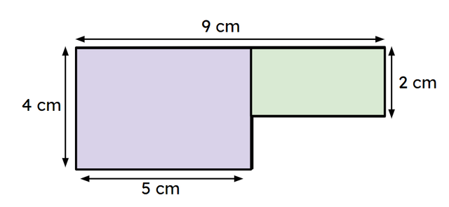 Is there enough information to calculate the perimeter of the shape?