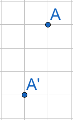 Which is the correct vector to translate A to A'?
