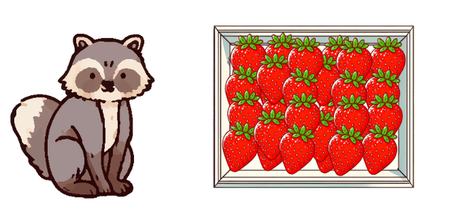 Some raccoons share 40 strawberries equally and get 10 each. There are <span class="blank">______</span> raccoons.