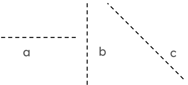 Match each mirror line with its correct direction.