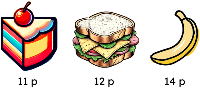 Which item cannot be bought using only 2 p coins?