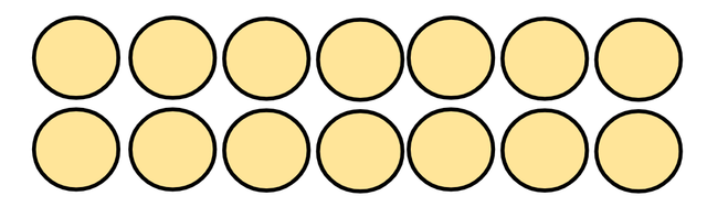 What calculation does this array show?