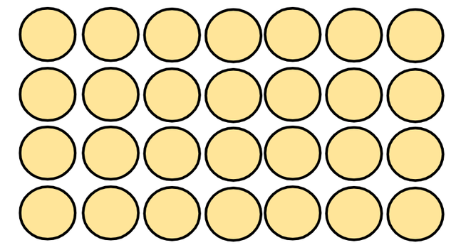 What calculation does this array show?