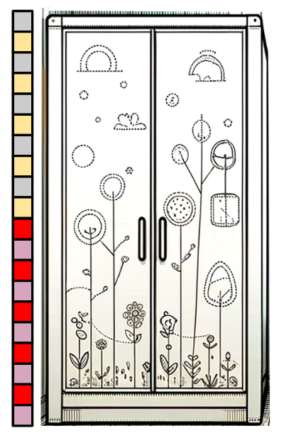 The wardrobe is <span class="blank">______</span> metres tall.