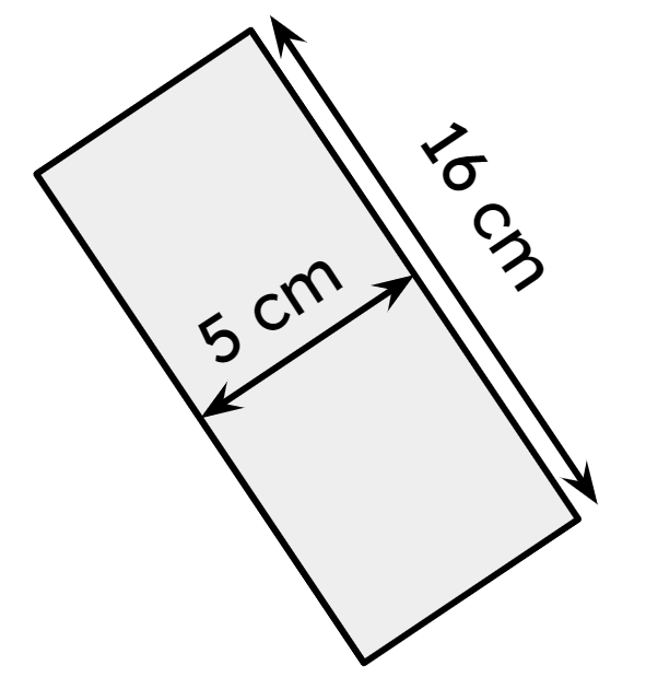 What is the area of this rectangle? <span class="blank">______</span> <Math>cm^2</Math>