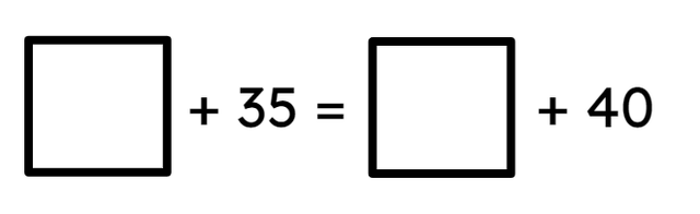 If one of the unknowns is 60, what would the other unknown be?