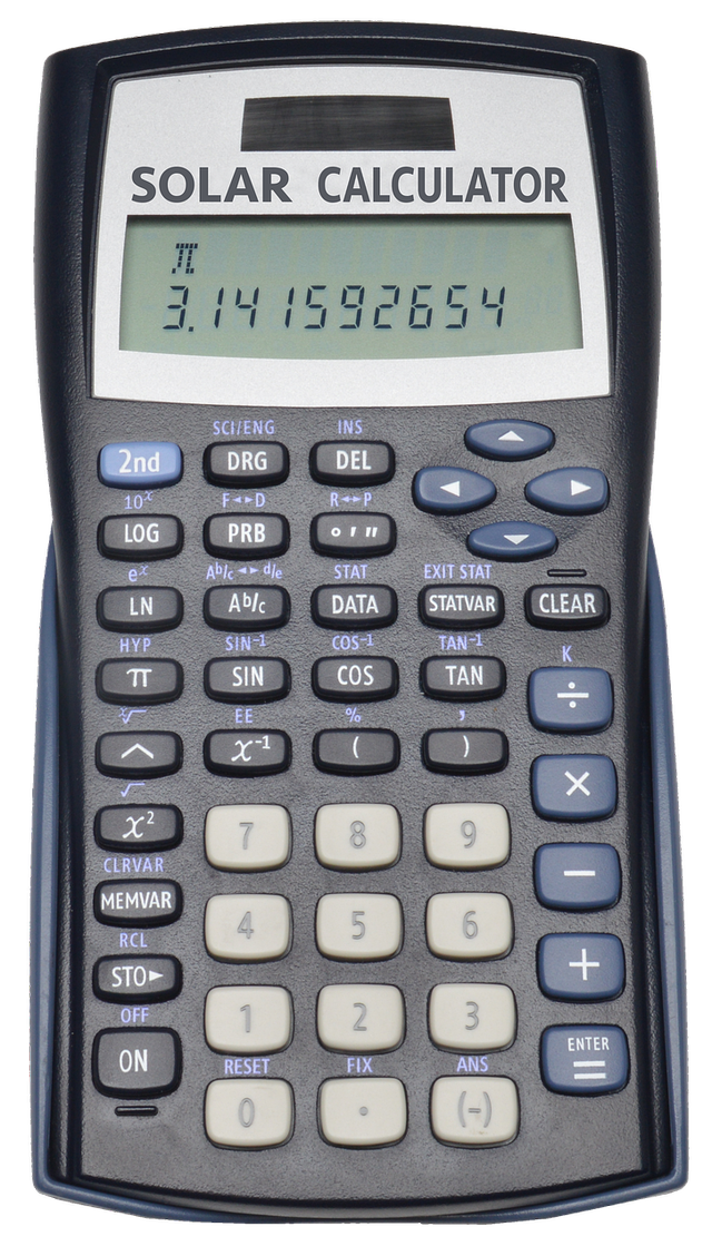 The ‘window’ on this calculator is called a solar ...