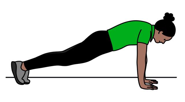 What is the common name for this exercise where the body is held in this position?